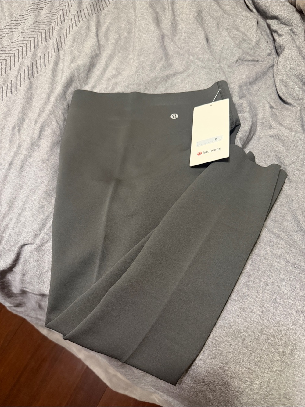 lululemon Glow Up HR Tight 25" in Charcoal Gray